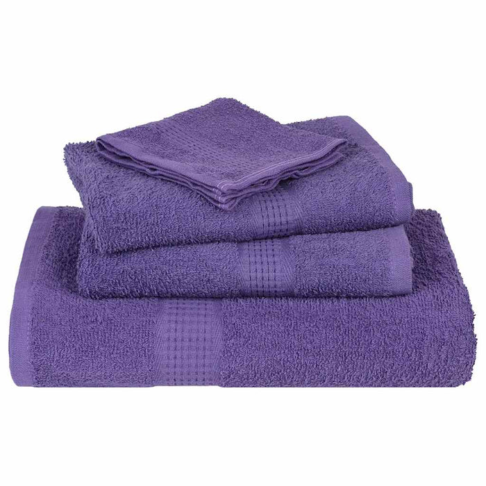 Set prosoape 12 piese violet 360 g/m² 100% bumbac - WALTI WALTI
