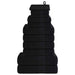 Set prosoape 12 buc Negru 360 g/m² 100% bumbac - WALTI WALTI
