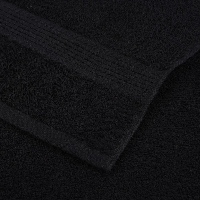Set prosoape 12 buc Negru 360 g/m² 100% bumbac - WALTI WALTI