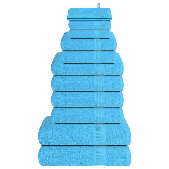 Set prosoape FROGN 12 piese, turcoaz, 360 g/m² WALTI