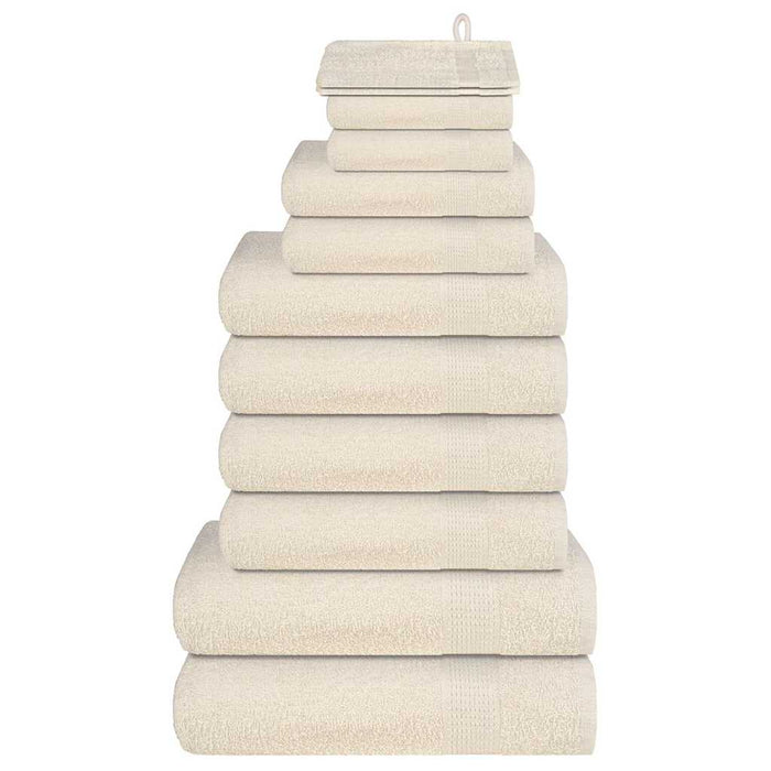 Set prosoape FROGN 12 piese, crem, 360 g/m² WALTI