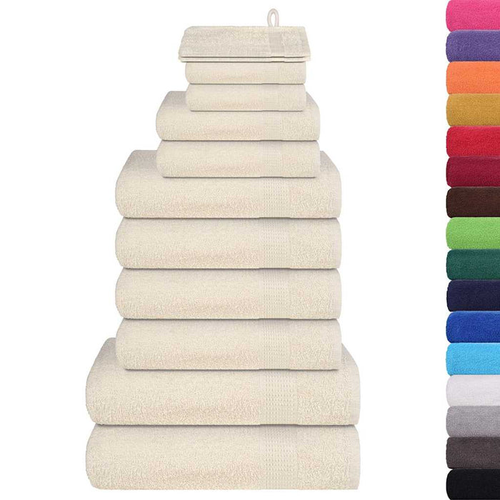 Set prosoape FROGN 12 piese, crem, 360 g/m² WALTI
