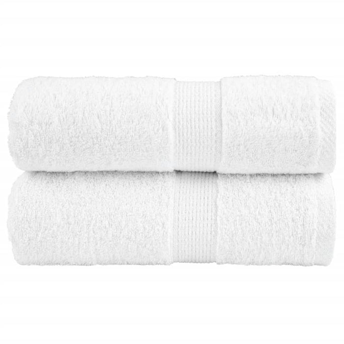 Prosoape de baie premium, SOLUND, 2 buc., albe, 30 x 30 cm, 600 g/m² WALTI