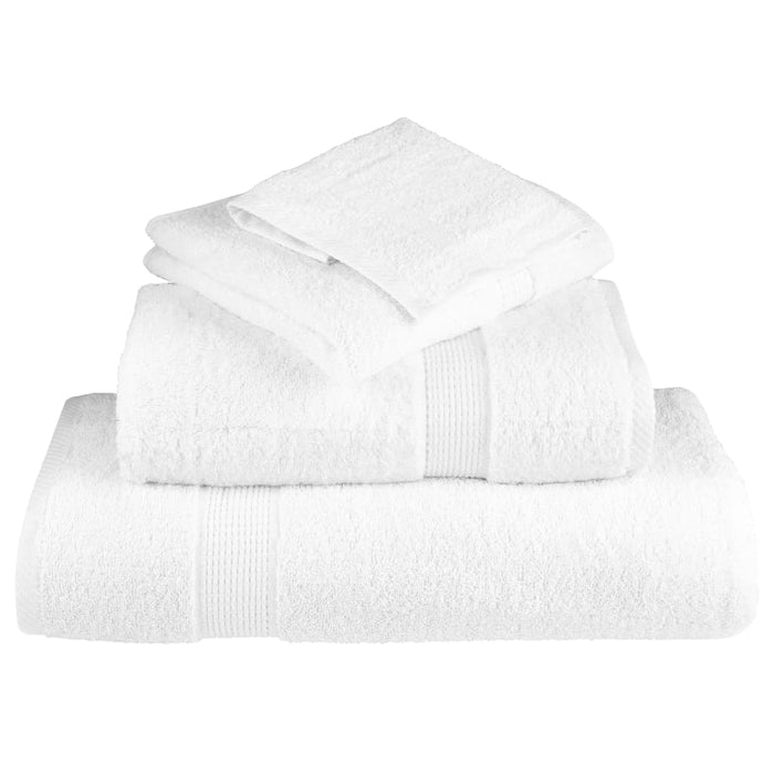 Prosoape de mâini premium, SOLUND 4 buc alb 50x100cm 600gsm WALTI