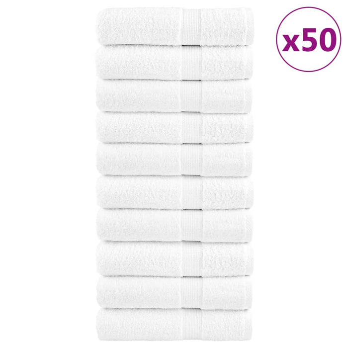 Prosoape mâini premium, SOLUND 50 buc alb 50x100cm 600gsm - WALTI WALTI
