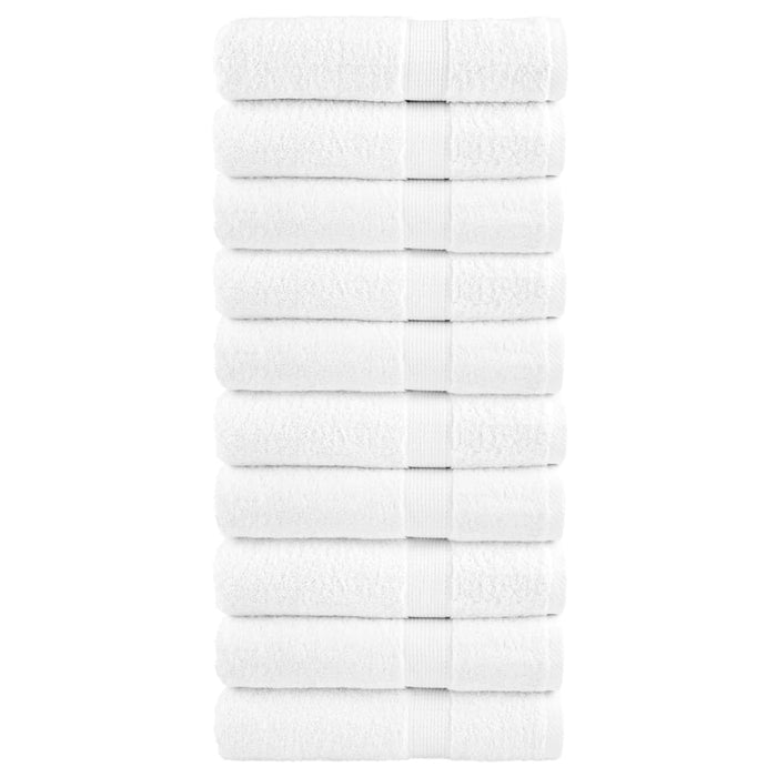 Prosoape de duș premium, SOLUND 10 buc alb 70x140cm 600 gsm - WALTI WALTI