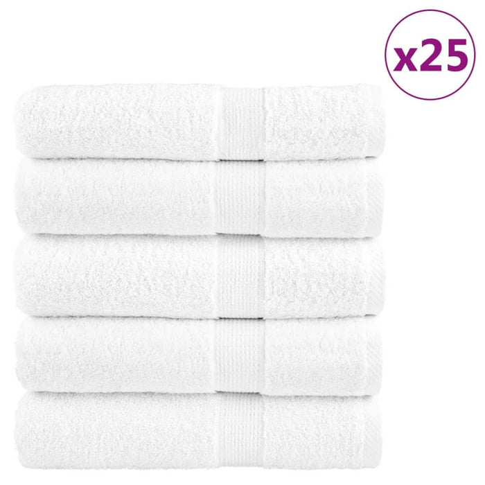 Prosoape de duș premium, SOLUND 25 buc alb 70x140cm 600 gsm - WALTI WALTI