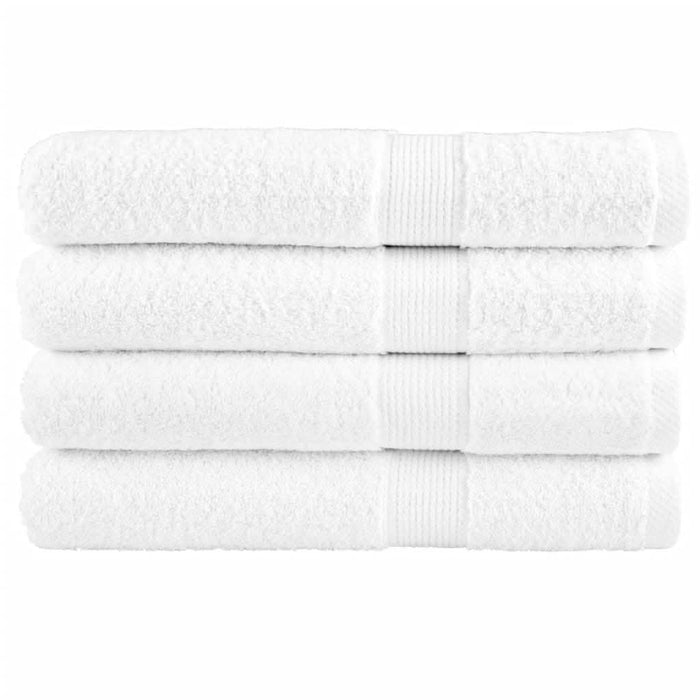 Prosoape de saună premium, SOLUND 4 buc alb 80x200cm 600gsm - WALTI WALTI