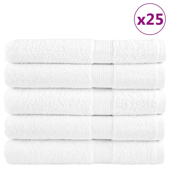 Prosoape de saună premium, SOLUND 25buc alb 80x200cm 600gsm - WALTI WALTI