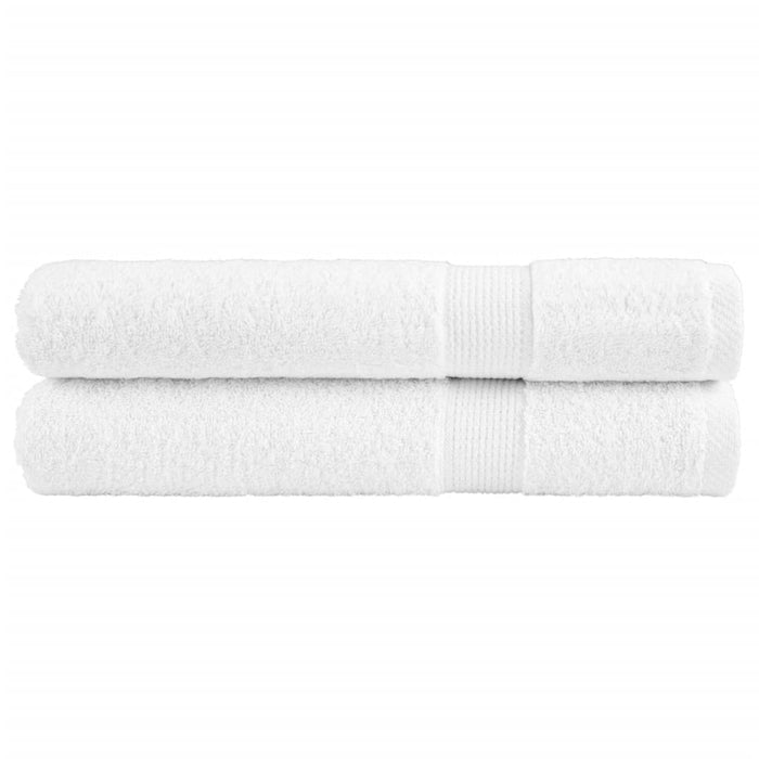 Prosoape premium, SOLUND 2 buc alb 100x200cm 600gsm WALTI