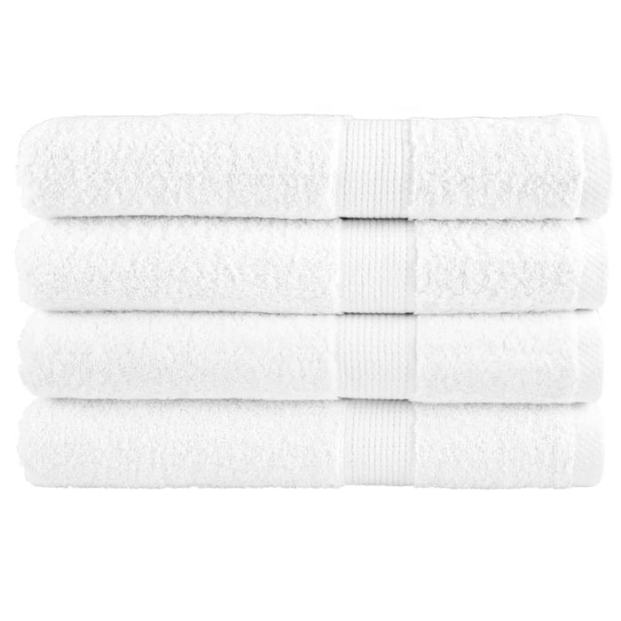 Prosoape premium, SOLUND 4 buc alb 100x200cm 600gsm - WALTI WALTI