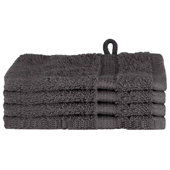 Prosoape de spalare 4 pcs Antracit 15 x 21 cm Bumbac - WALTI WALTI