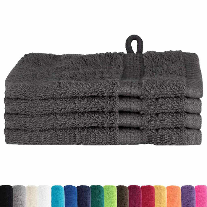 Prosoape de spalare 4 pcs Antracit 15 x 21 cm Bumbac - WALTI WALTI