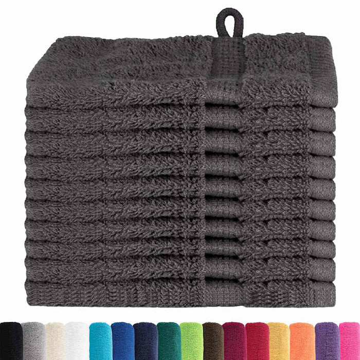 Prosoape de spalare 10 pcs Antracit 15 x 21 cm Bumbac - WALTI WALTI