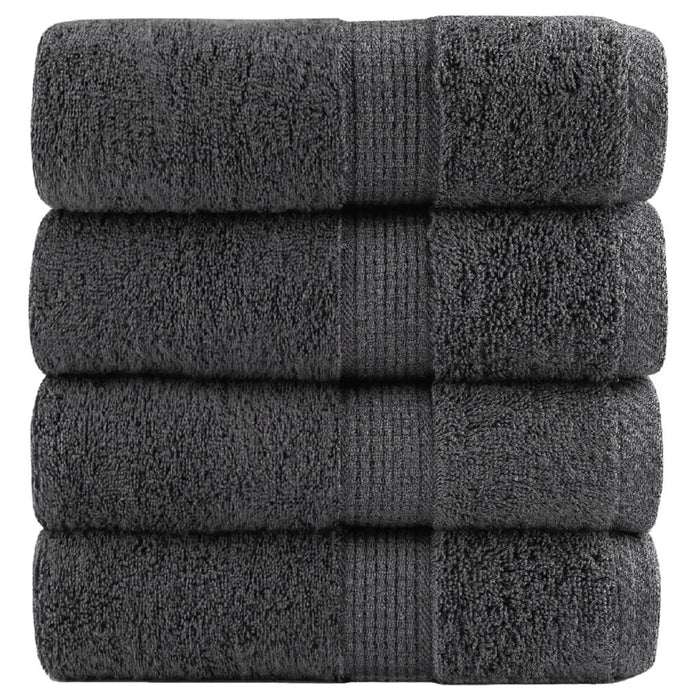Prosoape premium, SOLUND 4 buc antracit 30x50 cm 600 gsm - WALTI WALTI