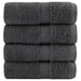 Prosoape premium, SOLUND 4 buc antracit 30x50 cm 600 gsm - WALTI WALTI