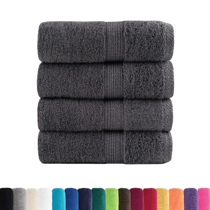 Prosoape premium, SOLUND 4 buc antracit 30x50 cm 600 gsm - WALTI WALTI