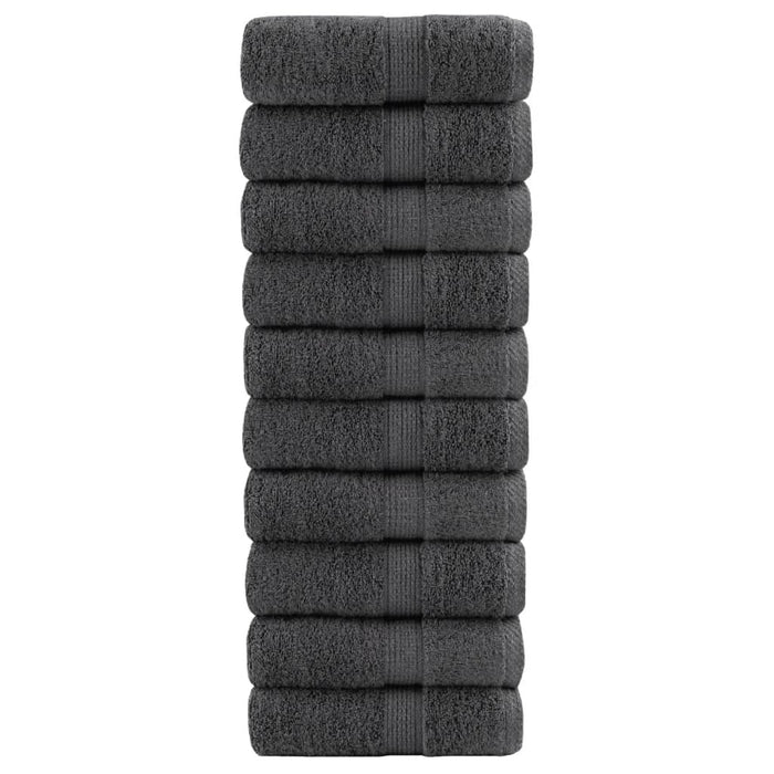 Prosoape premium, SOLUND 10 buc antracit 30x50 cm 600 gsm - WALTI WALTI