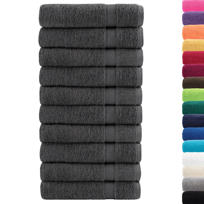 Prosoape premium, SOLUND 50 buc Antracit 50x100cm 600gsm - WALTI WALTI