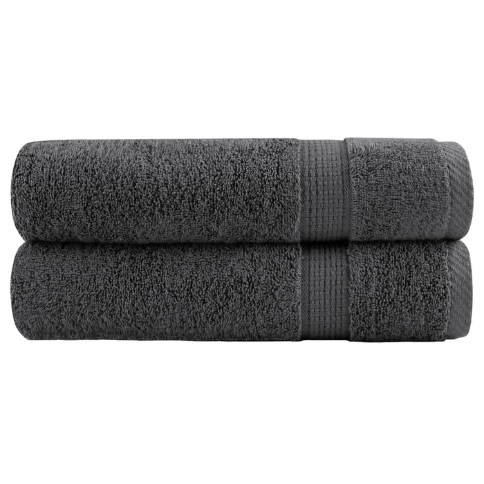 Prosoape duș premium, SOLUND 2 buc antracit 70x140cm 600gsm - WALTI WALTI