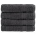 Prosoape duș premium, SOLUND 4 buc antracit 70x140cm 600gsm - WALTI WALTI