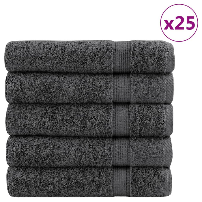 Prosoape de duș premium, SOLUND 25buc alb 70x140cm 600 gsm - WALTI WALTI