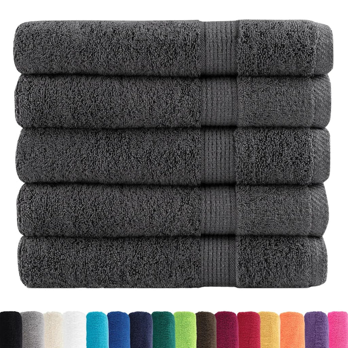 Prosoape premium, SOLUND 25 buc Antracit 80x200cm 600gsm - WALTI WALTI