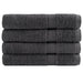 Prosoape premium, SOLUND 4 buc. antracit 100x200cm 600gsm - WALTI WALTI