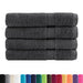 Prosoape premium, SOLUND 4 buc. antracit 100x200cm 600gsm - WALTI WALTI