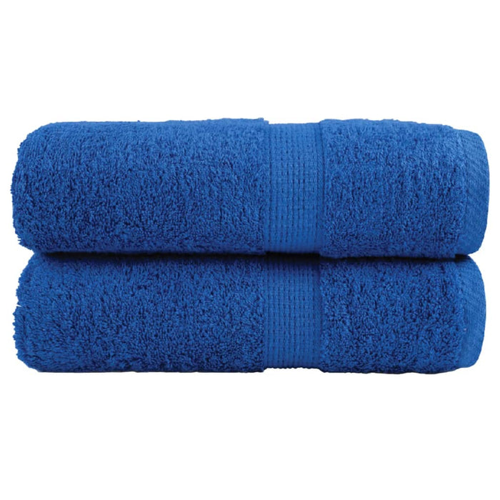 Prosoape de baie premium, SOLUND, 2 buc., albastru, 30 x 30 cm, 600 g/m² WALTI