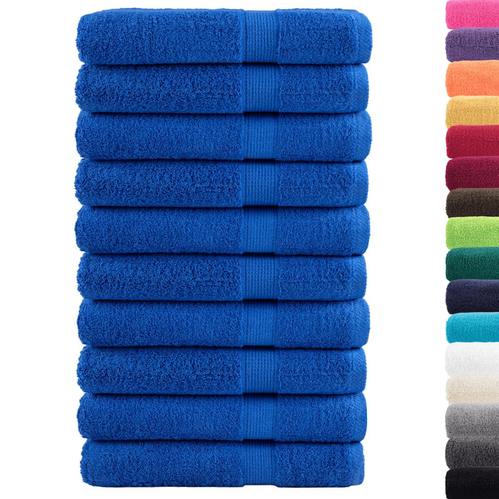 Prosoape premium, SOLUND 10buc albastru 100x200cm 600gsm - WALTI WALTI