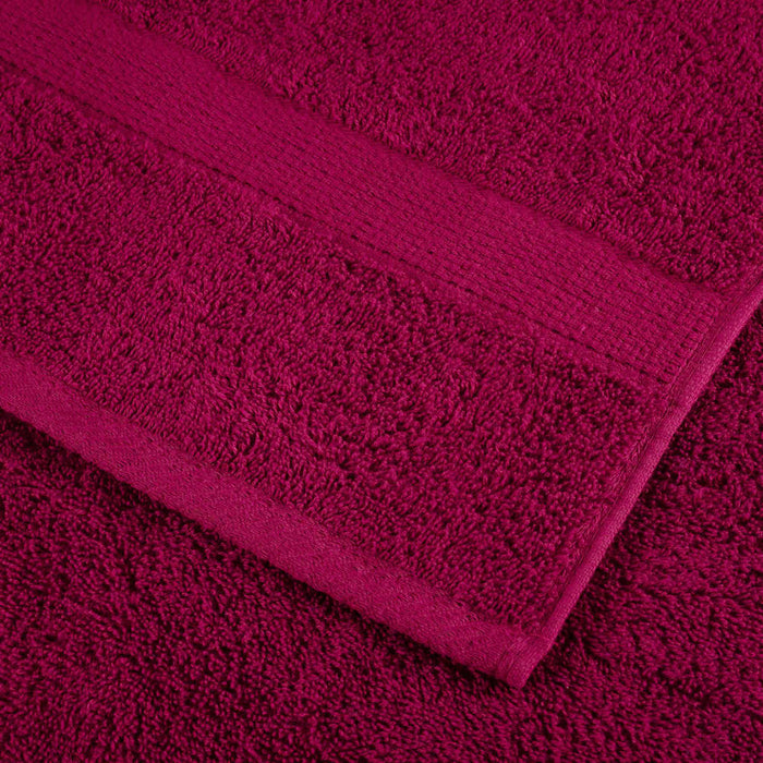 Prosoape de baie premium, SOLUND, 4 buc., bordeaux, 30x30 cm, 600 g/m² WALTI
