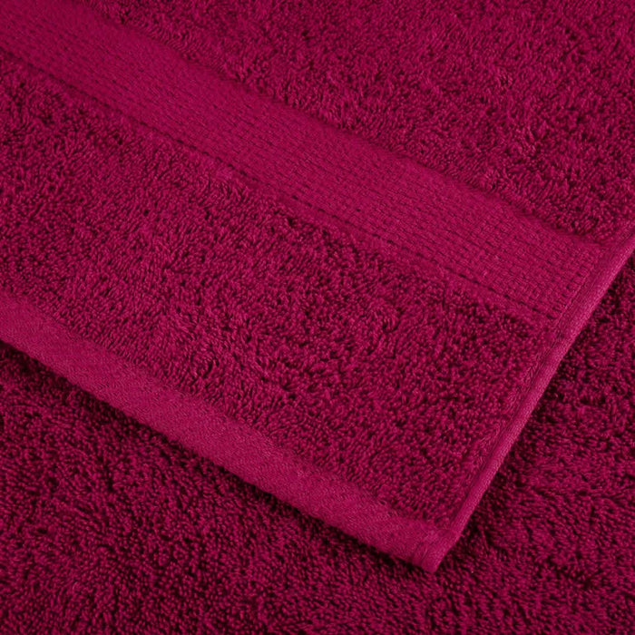 Prosoape premium, SOLUND 10buc roșu bordo 100x200cm 600gsm - WALTI WALTI