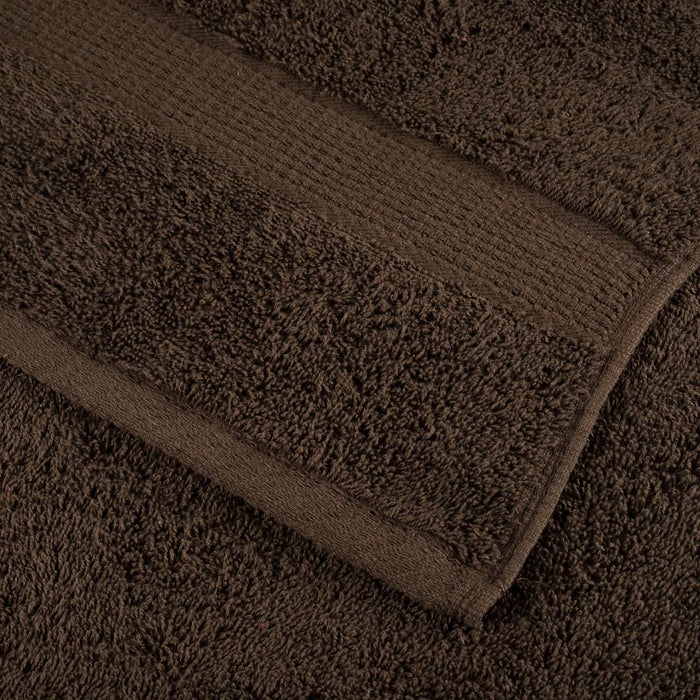 Prosoape de baie premium, SOLUND, 4 buc., maro, 30 x 30 cm, 600 g/m² WALTI