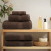 Prosoape de baie premium, SOLUND 2 buc maro 100x150cm 600gsm - WALTI WALTI