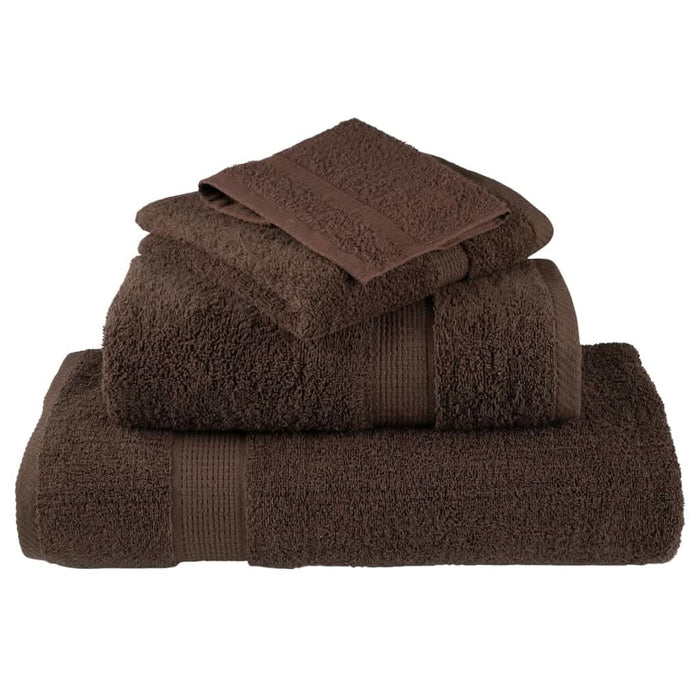Prosoape de baie premium, SOLUND 2 buc maro 100x150cm 600gsm - WALTI WALTI
