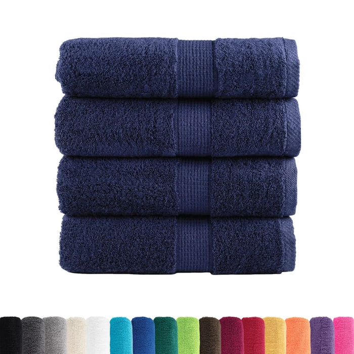 Prosoape oaspeți premium, SOLUND, 4buc. bleumarin 30x50cm 600gsm - WALTI WALTI