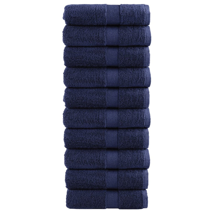 Prosoape oaspeți premium, SOLUND 10buc. bleumarin 30x50cm 600gsm - WALTI WALTI