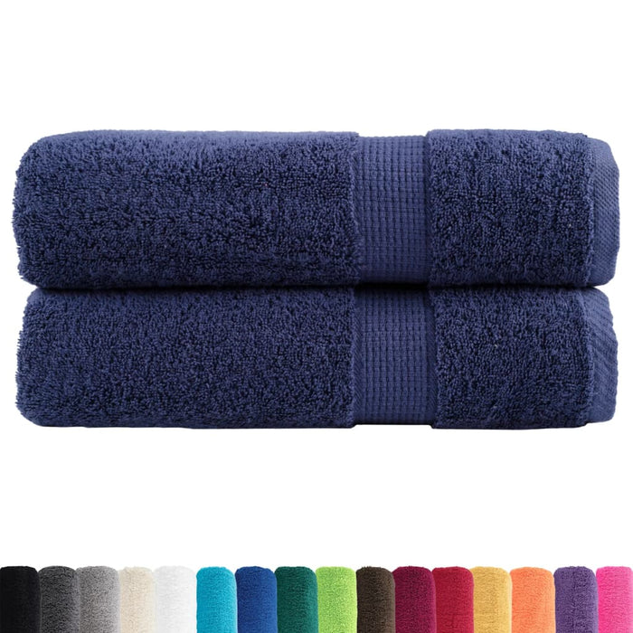 Prosoape de mâini premium, SOLUND 2buc bleumarin 50x100cm 600gsm - WALTI WALTI