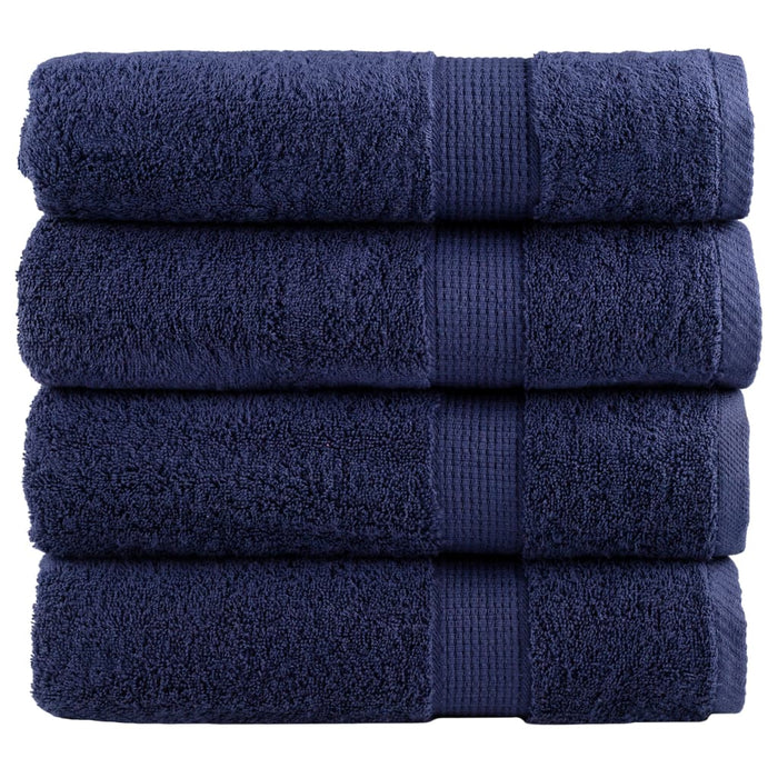 Prosoape de mâini premium, SOLUND 4buc bleumarin 50x100cm 600gsm - WALTI WALTI