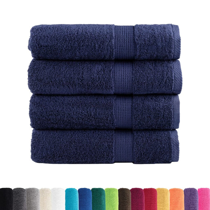 Prosoape de mâini premium, SOLUND 4buc bleumarin 50x100cm 600gsm - WALTI WALTI