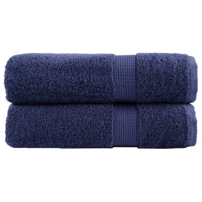 Prosoape de duș premium, SOLUND 2 buc bleumarin 70x140cm 600 gsm - WALTI WALTI