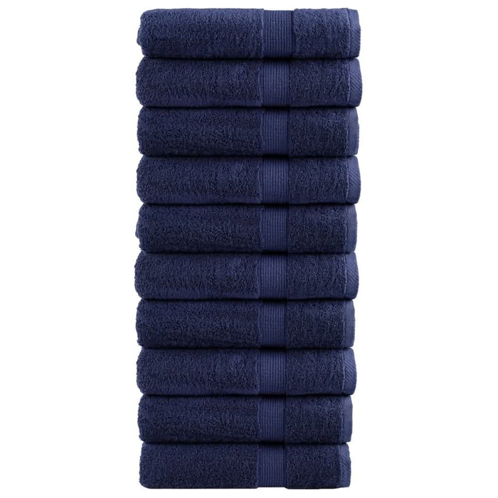 Prosoape de duș premium, SOLUND 10buc bleumarin 70x140cm 600 gsm - WALTI WALTI