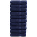 Prosoape de baie premium, SOLUND 10buc albastru 100x150cm 600gsm - WALTI WALTI