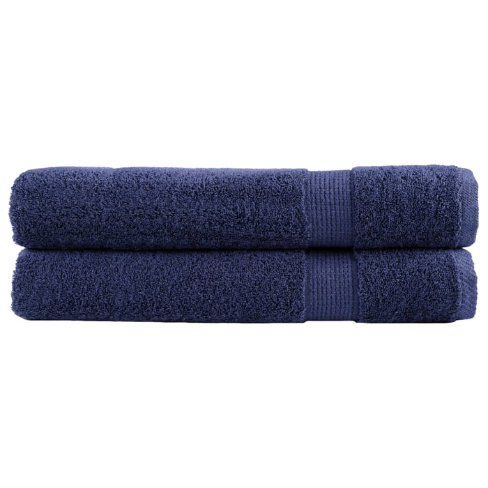 Prosoape premium, SOLUND 2 buc bleumarin 100x200cm 600gsm WALTI