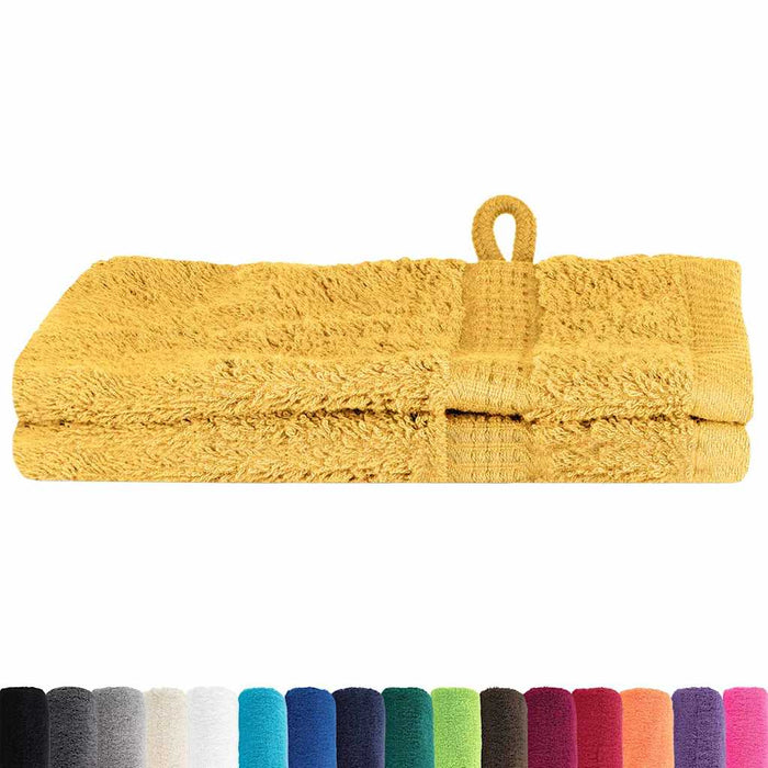 Prosoape de spalare 2 pcs Auriu 15 x 21 cm Bumbac - WALTI WALTI