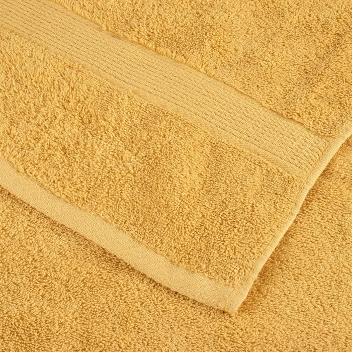 Prosoape de duș premium, SOLUND 2 buc auriu 70x140cm 600 gsm WALTI
