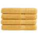 Prosoape premium, SOLUND 4 buc auriu 100x200cm 600gsm - WALTI WALTI