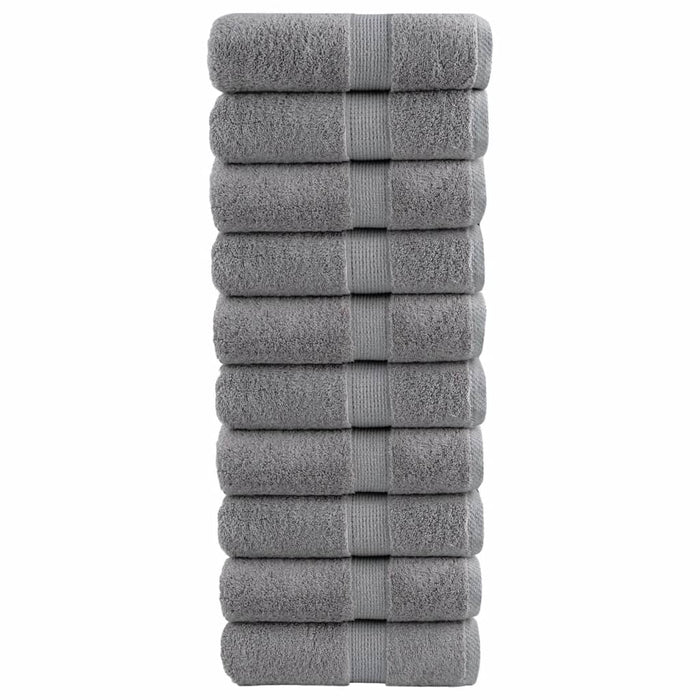 Prosoape oaspeți premium, SOLUND, 10 buc. gri 30x50cm 600gsm - WALTI WALTI