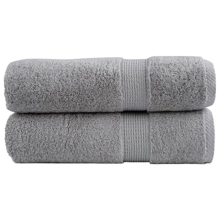 Prosoape de mâini premium, SOLUND 2 buc gri 50x100cm 600gsm - WALTI WALTI